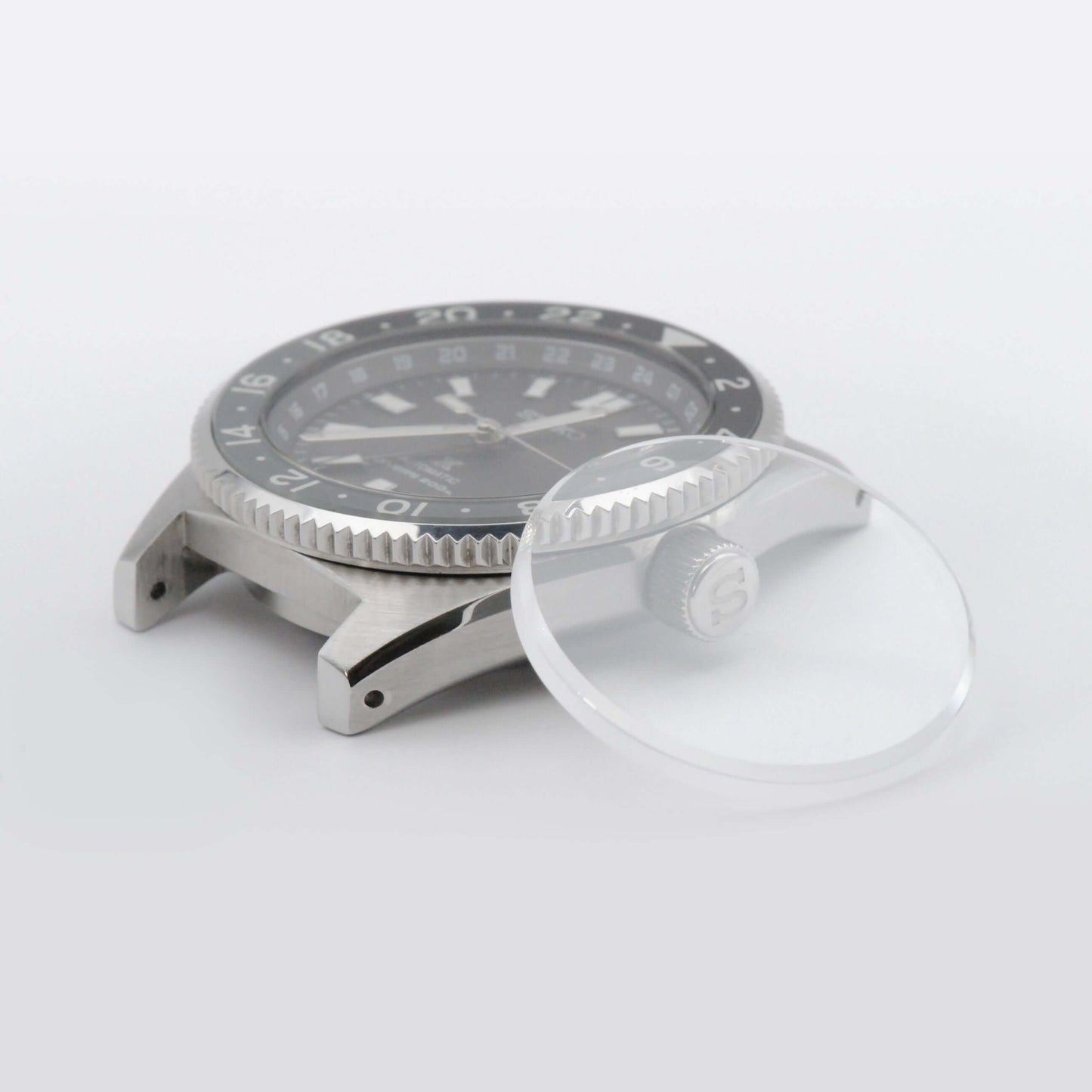 Flat Slim SKX Clear AR Sapphire Crystal