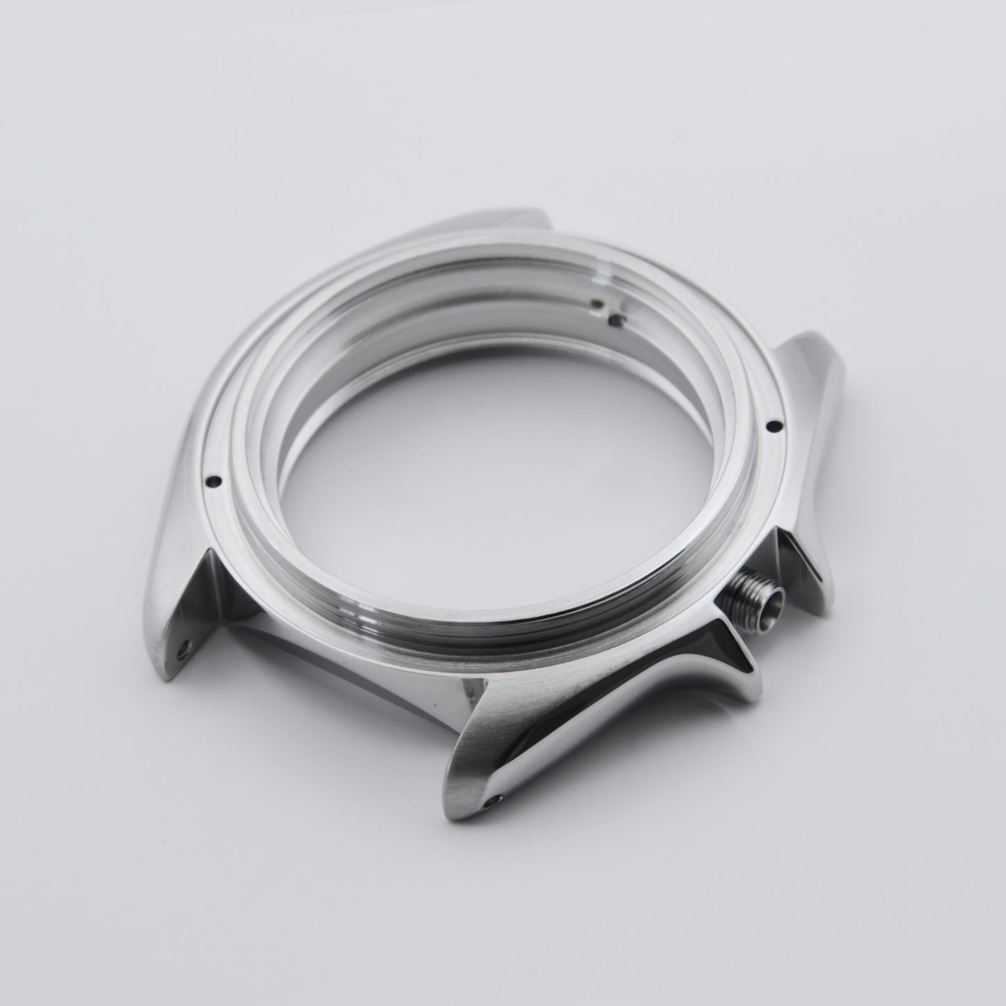 SKX 3 o'Clock Case - Brushed Steel
