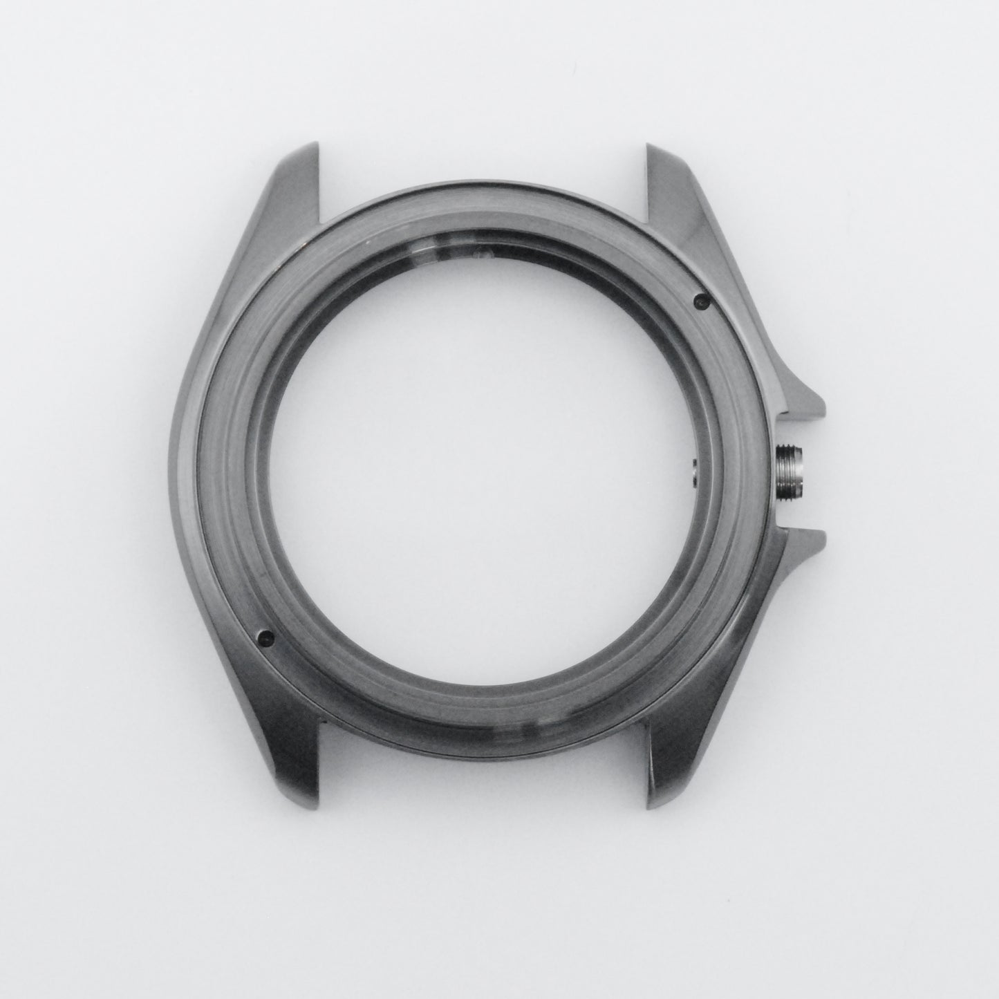 SKX 3 o'Clock Case Gunmetal Top View