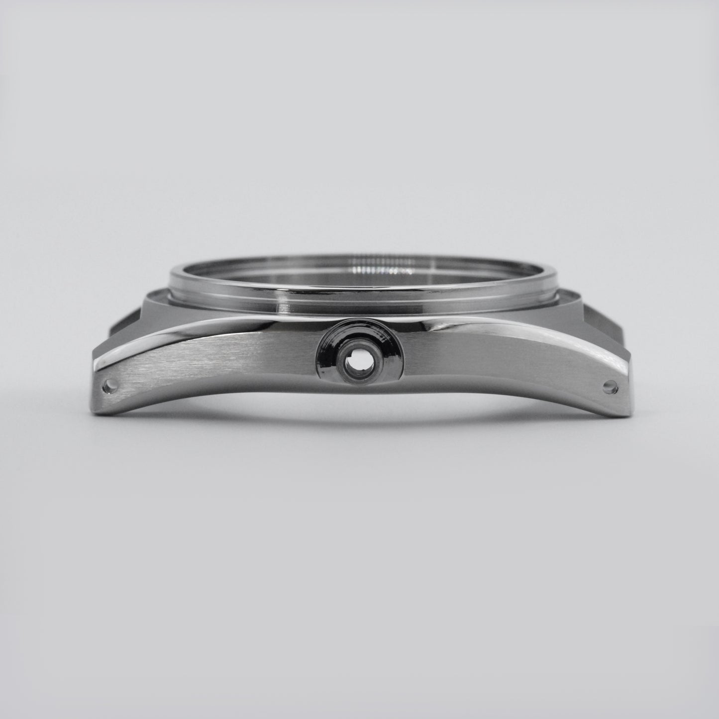SKX 62 MAS Case Brushed Steel Side View