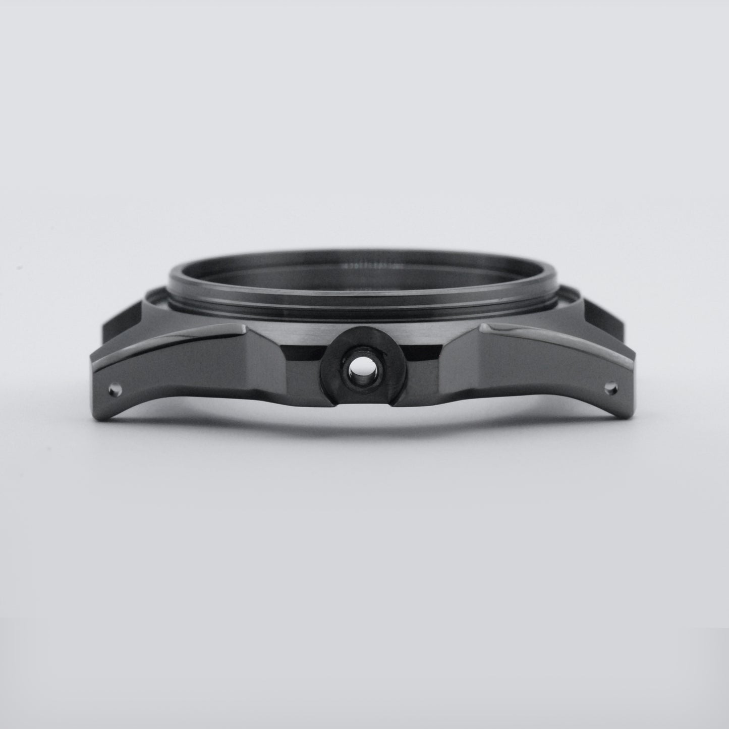 SKX FMX Case Brushed Gunmetal Side View