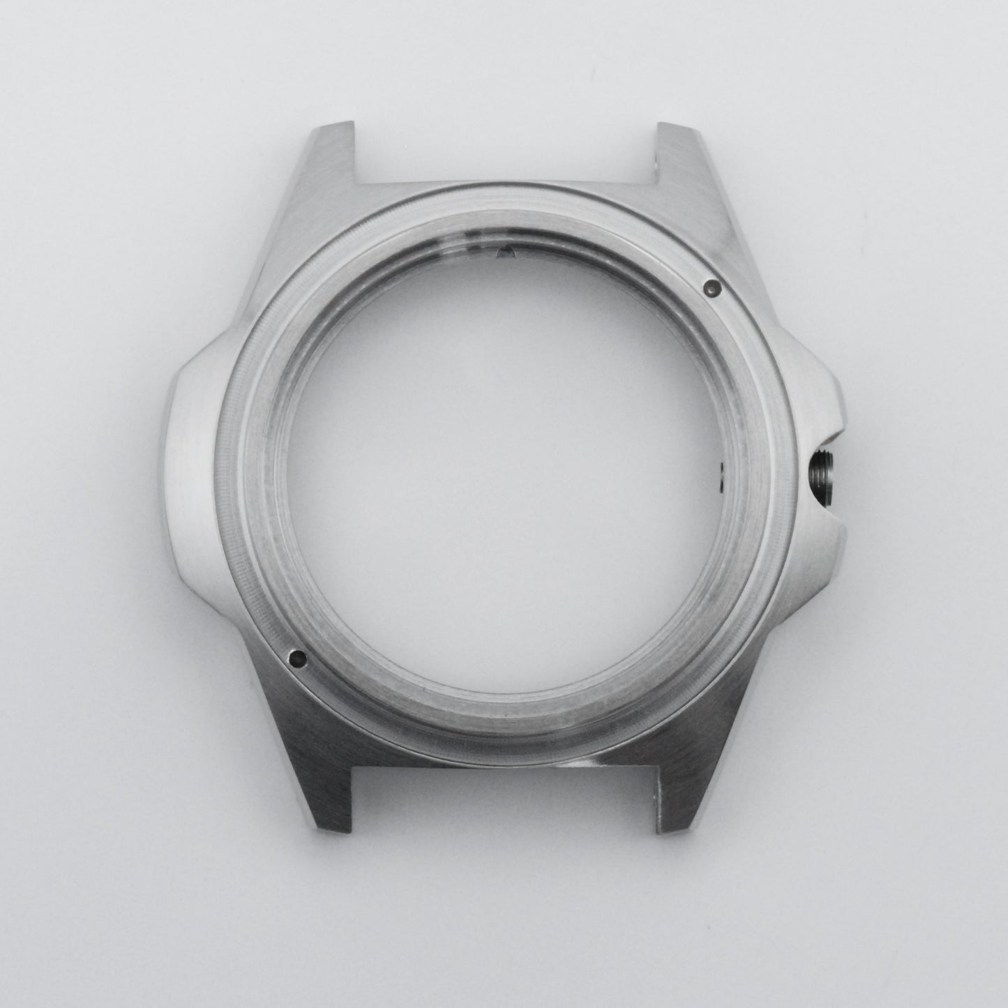 SKX FMX Case Brushed Steel Top View
