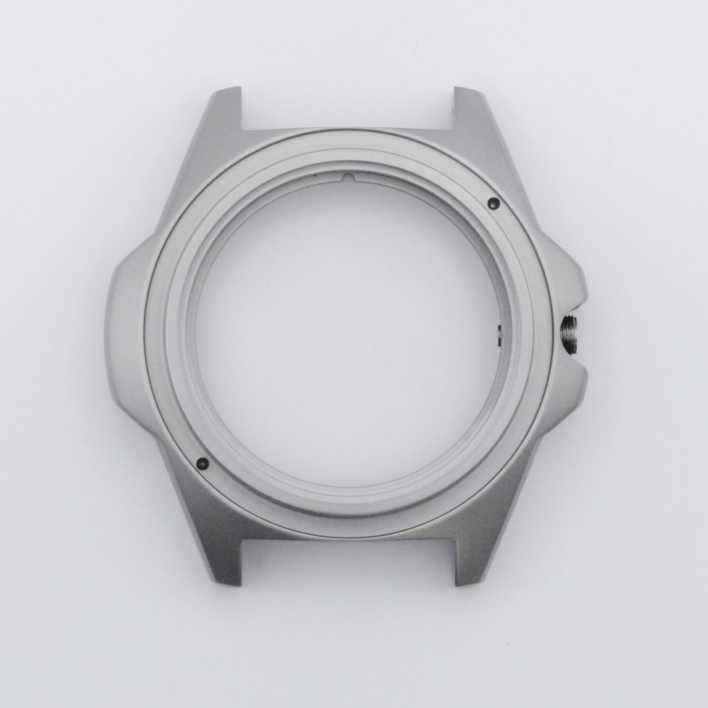 SKX FMX Case Sandblasted Steel Top View