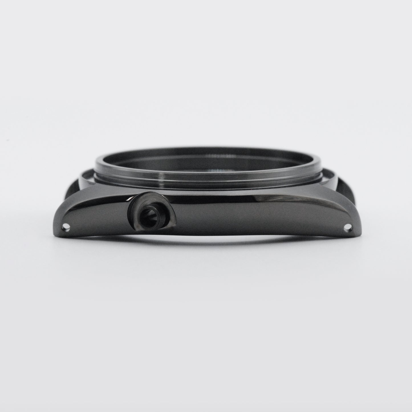 SKX No Crown Guard Gunmetal Side View