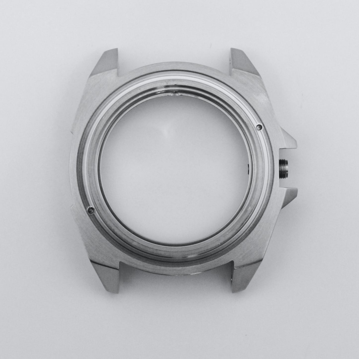SKX Samurai Case Brushed Steel Top View