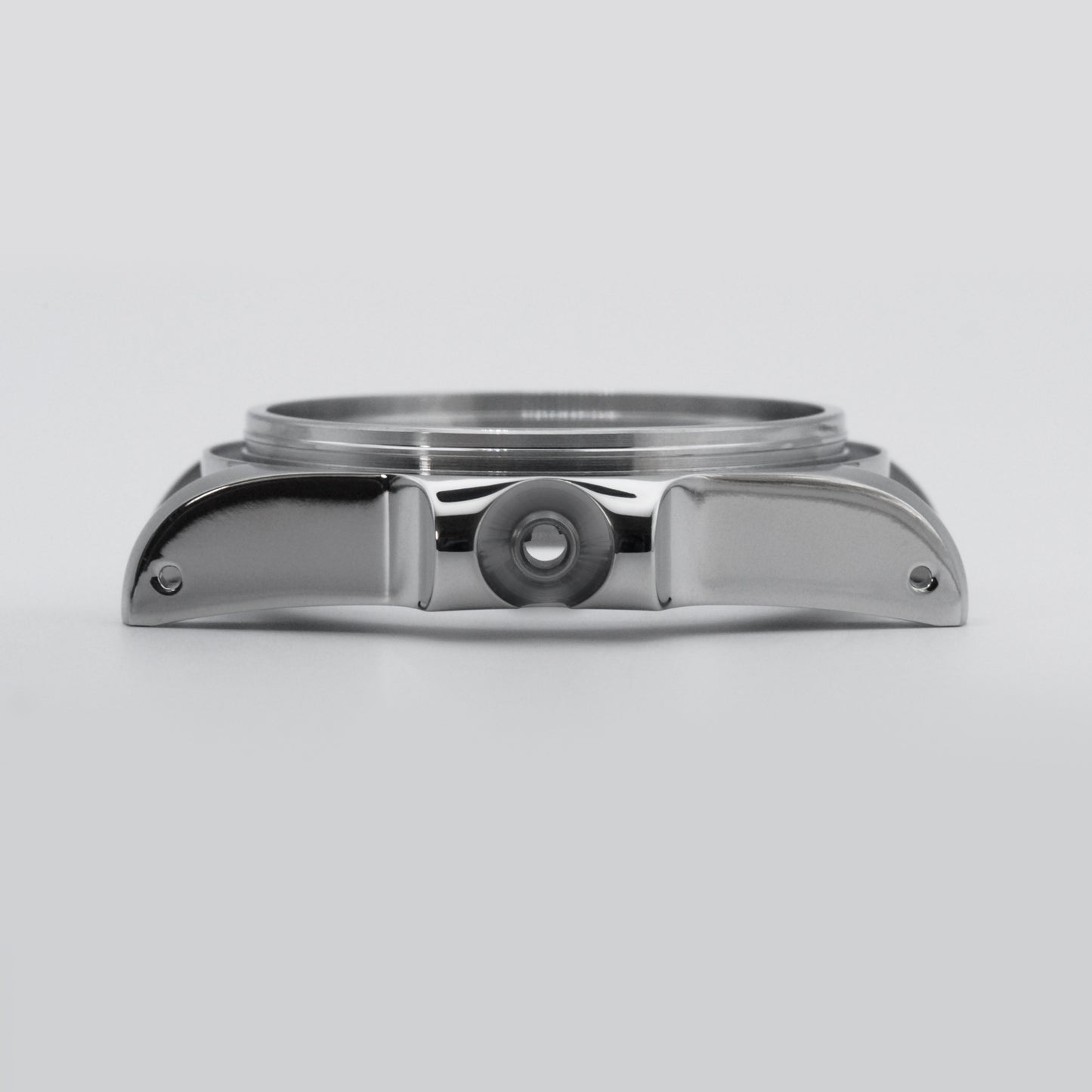 SKX Sub Case Brushed Steel Side View