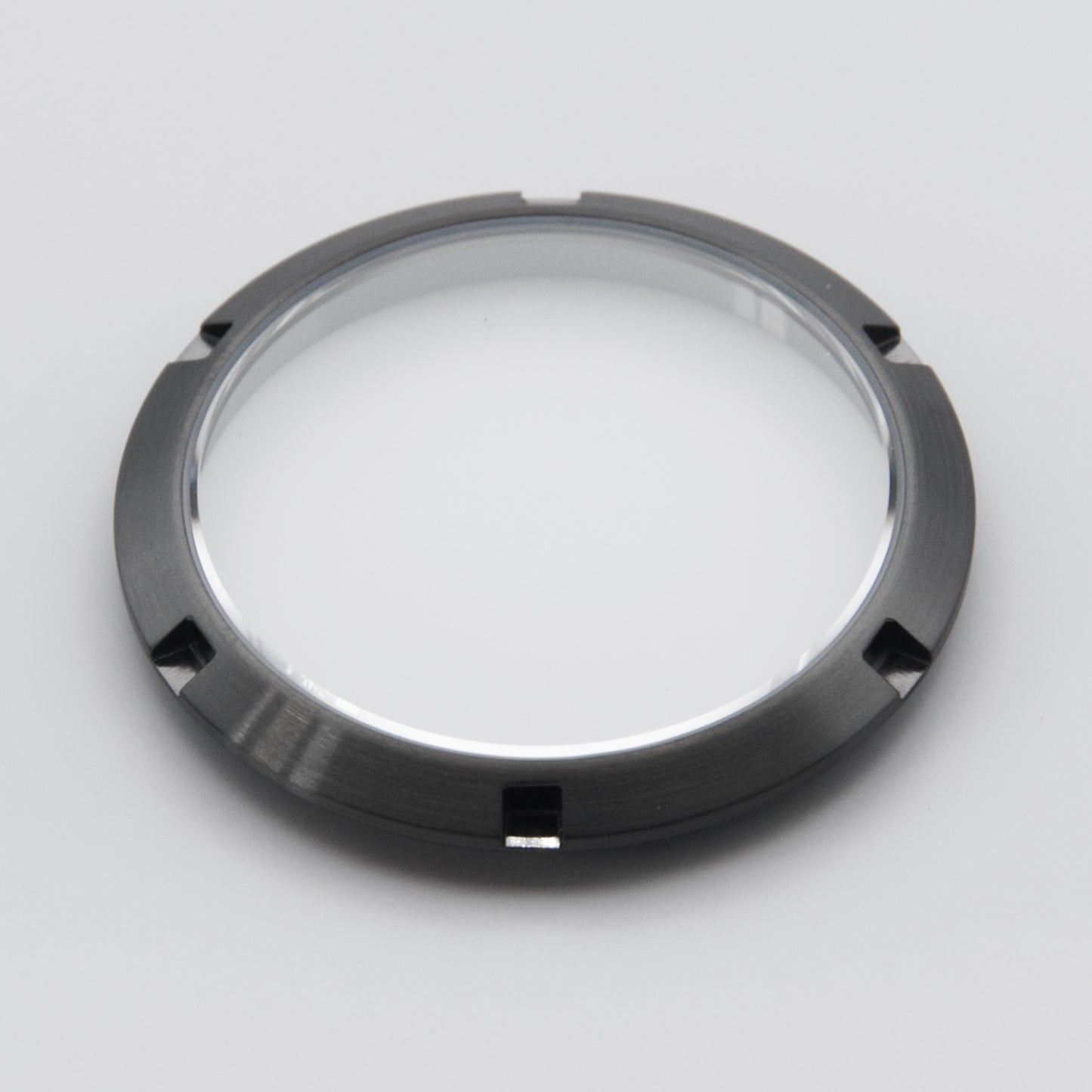 Slim SKX Display Caseback - Brushed Gunmetal