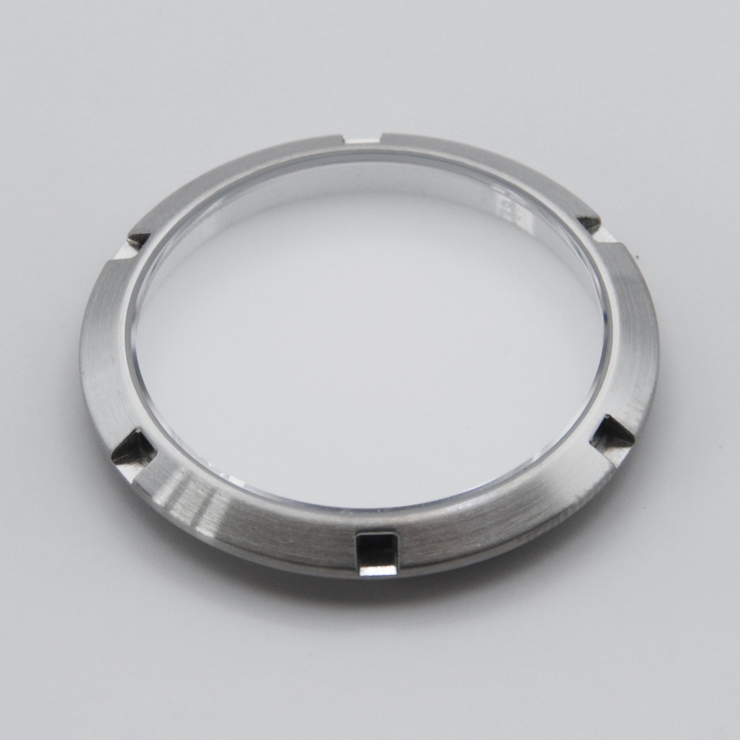 Slim SKX Display Caseback - Brushed Stainless Steel