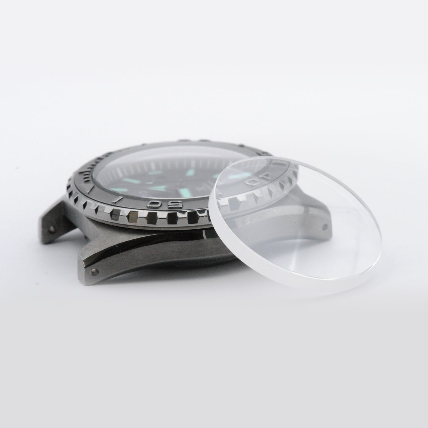 Sloped SKX Red AR Sapphire Crystal