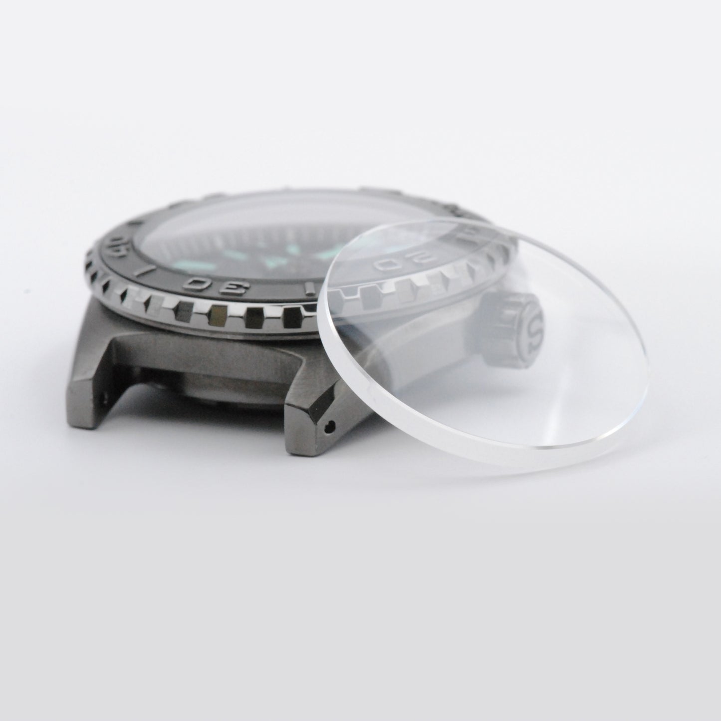 Sloped Slim SKX Clear AR Sapphire Crystal
