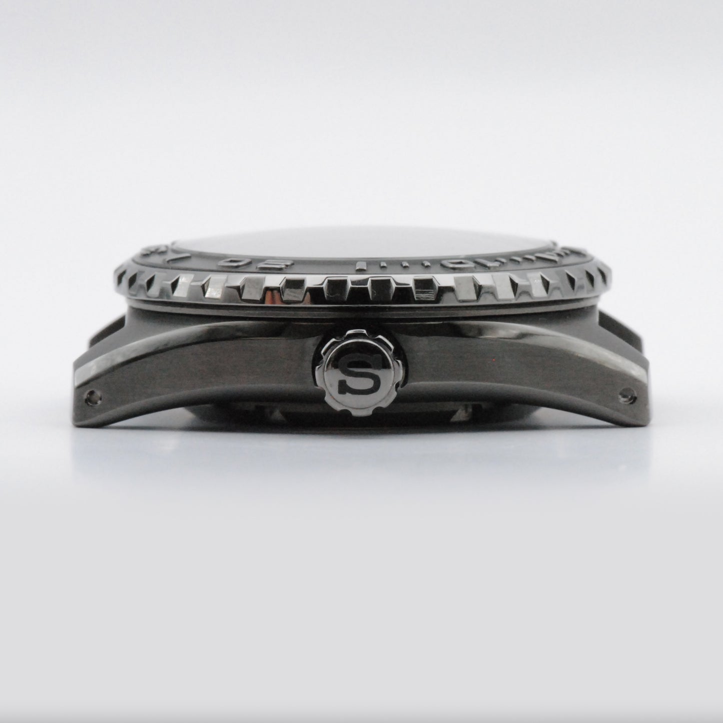 Sloped Slim SKX Clear AR Sapphire Crystal Side View
