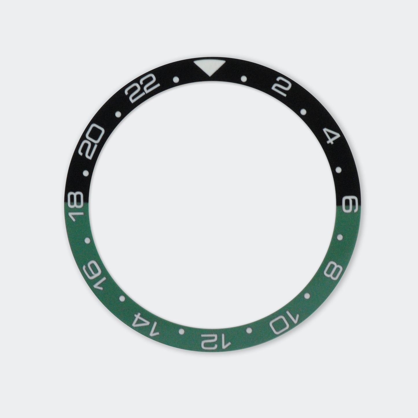 Sprite GMT Lumed Ceramic Bezel Insert - Flat