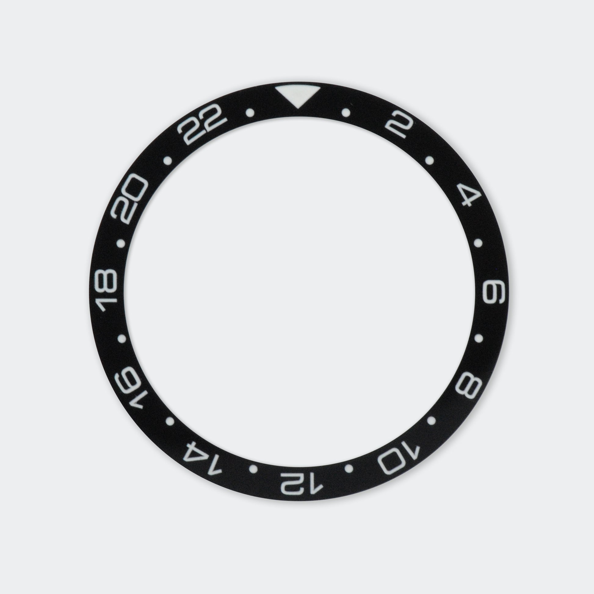 Black GMT Lumed Ceramic Insert Flat