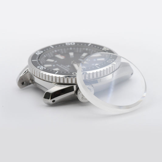 Flat Regular SKX Clear AR Sapphire Crystal Side View