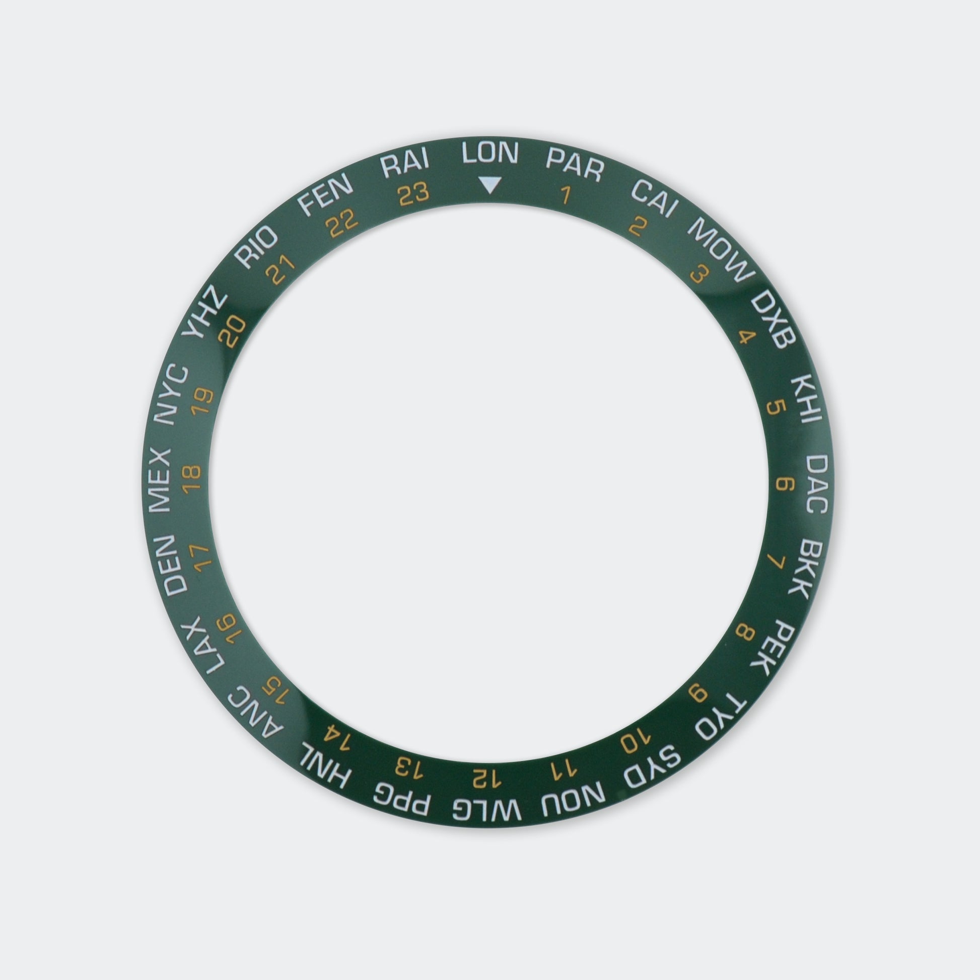 Green World Timer Ceramic Insert Sloped