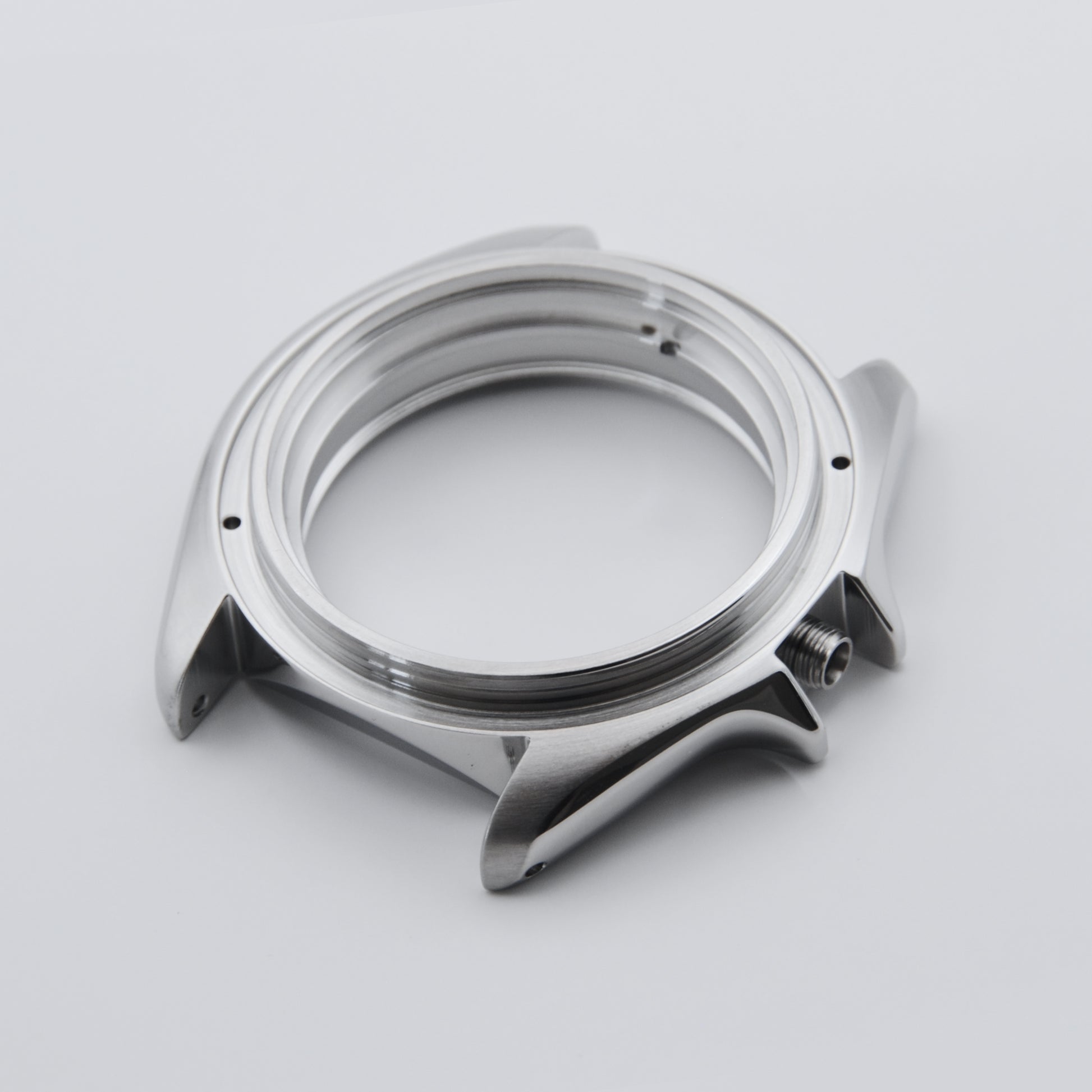 SKX 3 o'Clock Case - Brushed Steel
