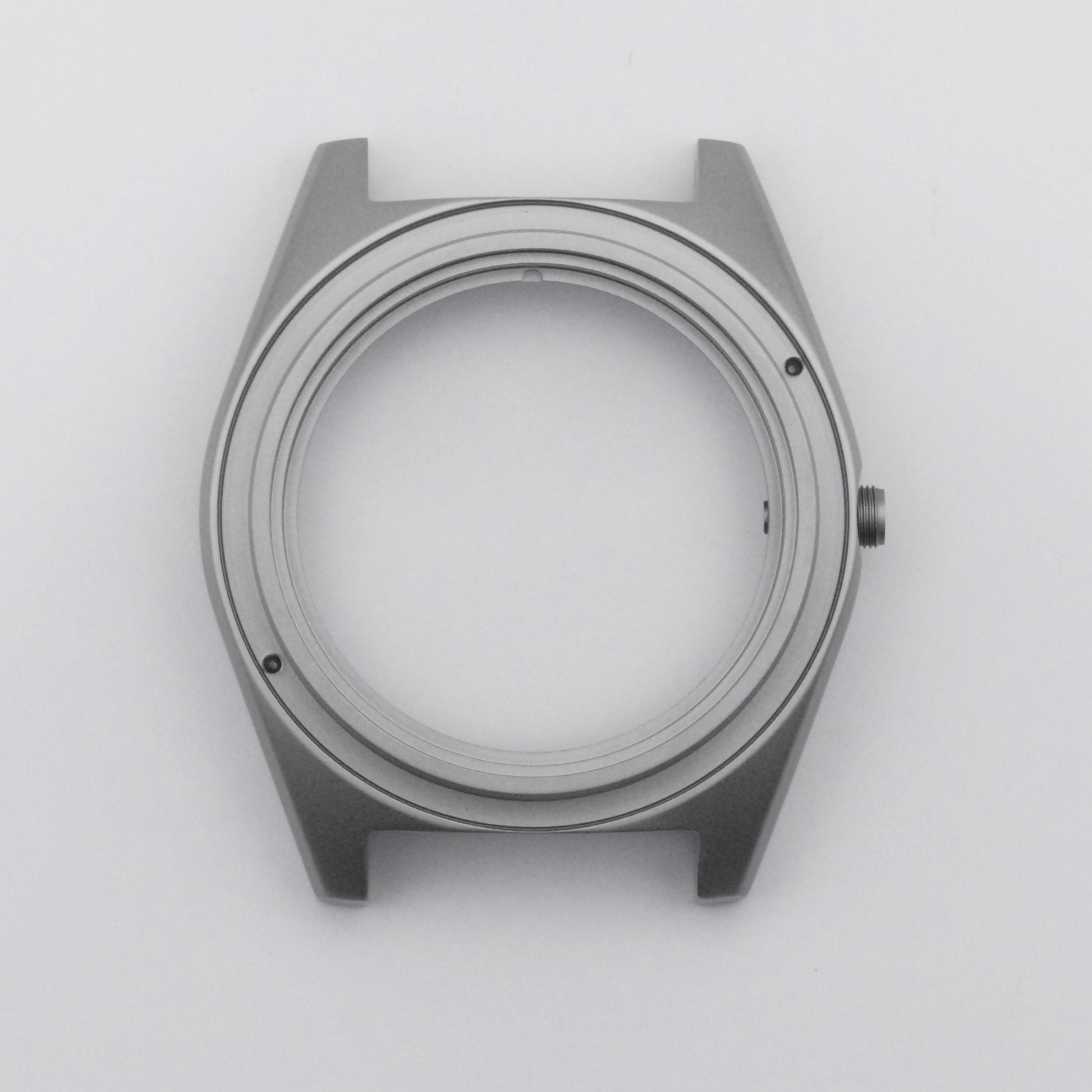 SKX 62 MAS Case Sandblasted Steel Top View