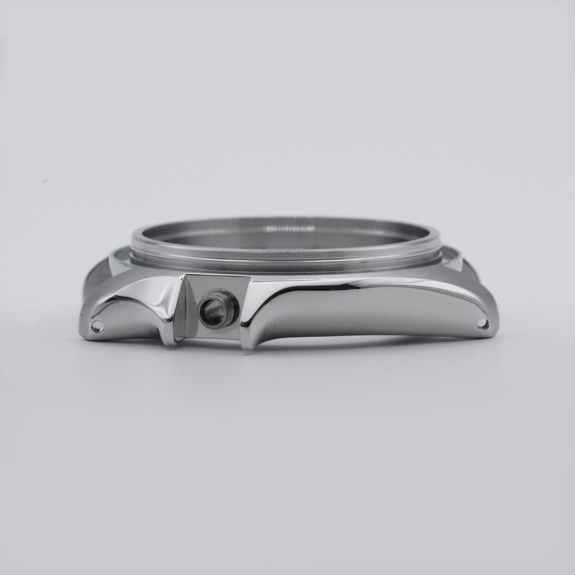 SKX Case Brushed Steel Side View