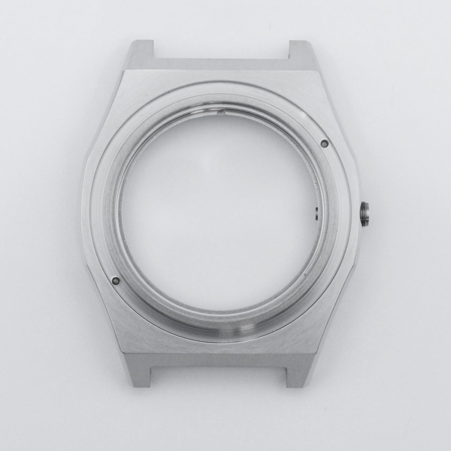 SKX Field Case Brushed Steel Top View