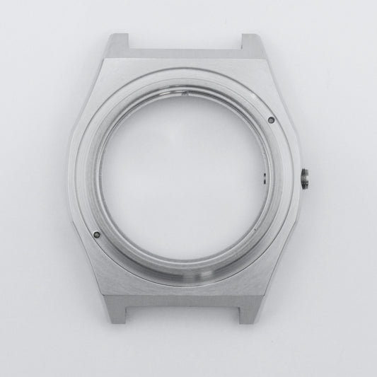 SKX Field Case Brushed Steel Top View