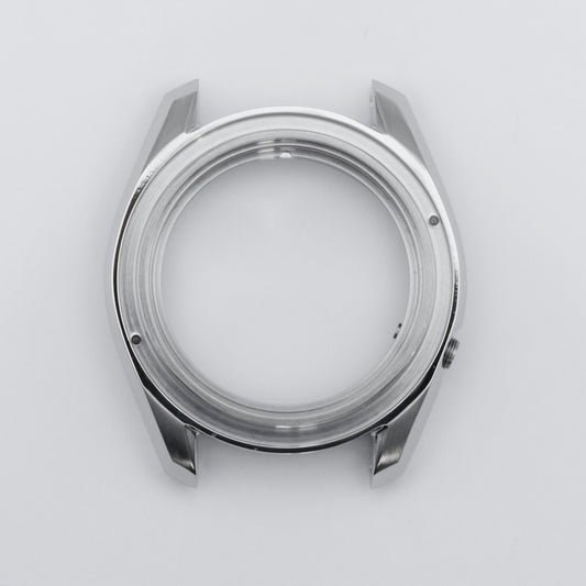 SKX MM300 Case Brushed Steel Top View