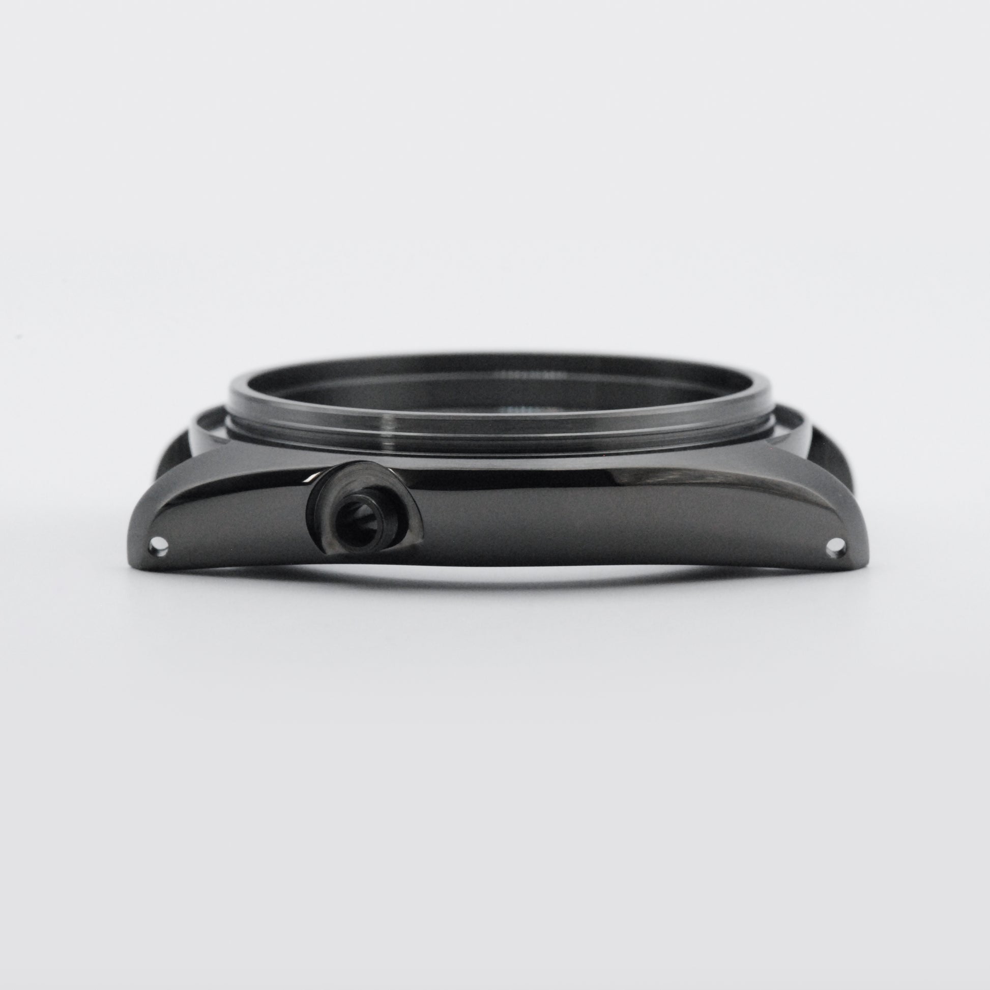 SKX No Crown Guard Gunmetal Side View