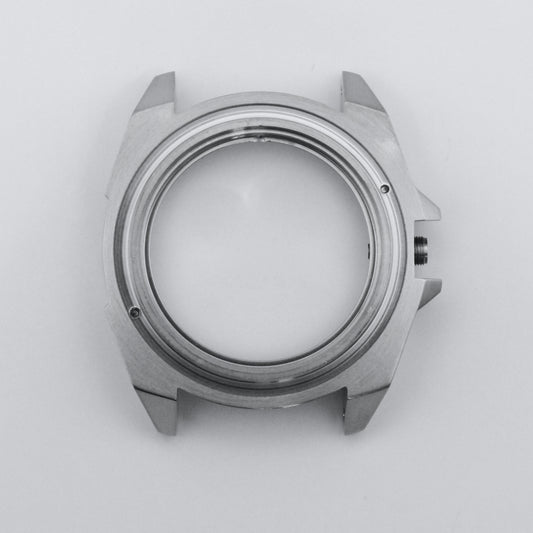 SKX Samurai Case Brushed Steel Top View