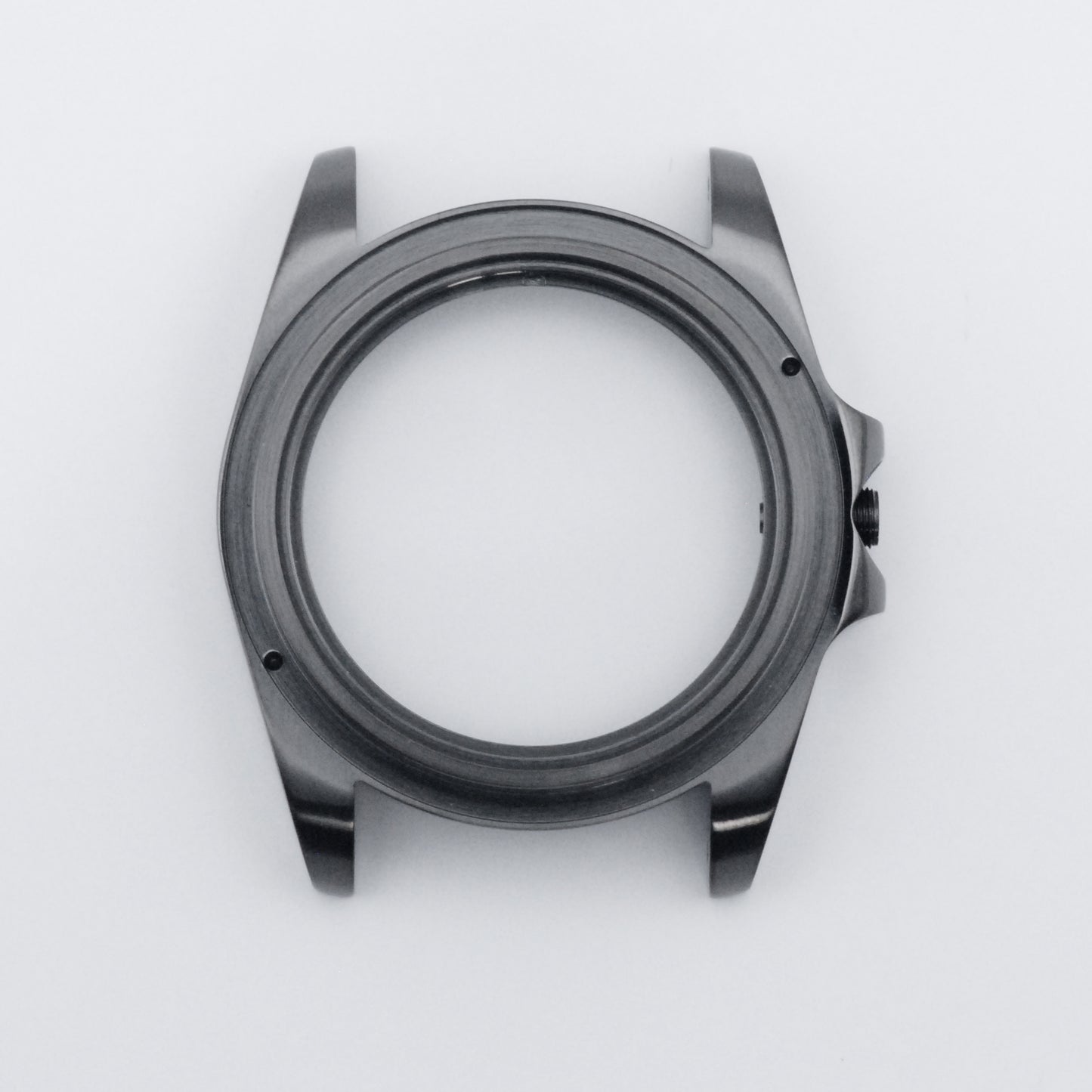SKX Sub Case Brushed Gunmetal Top View