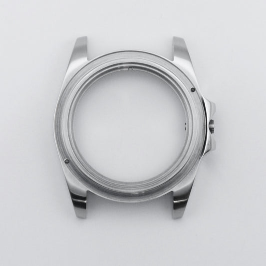 SKX Sub Case Brushed Steel Top View