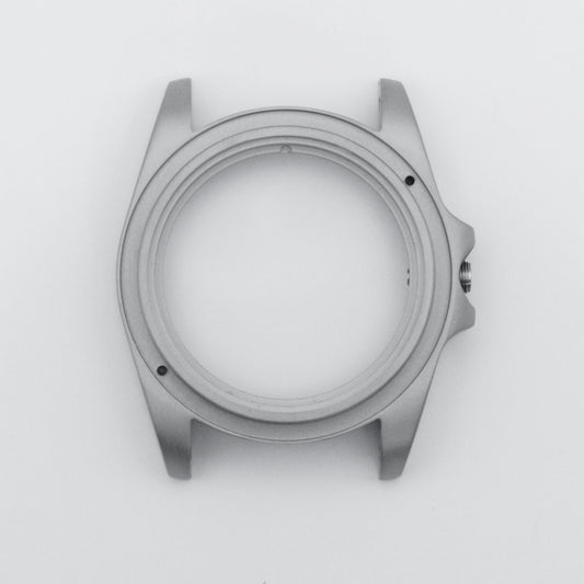 SKX Sub Case Sandblasted Steel Top View
