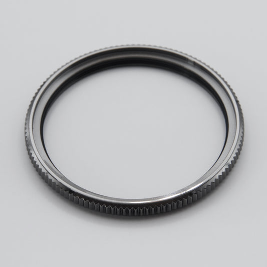 Slim SKX Coin Edge Bezel - Polished Gunmetal
