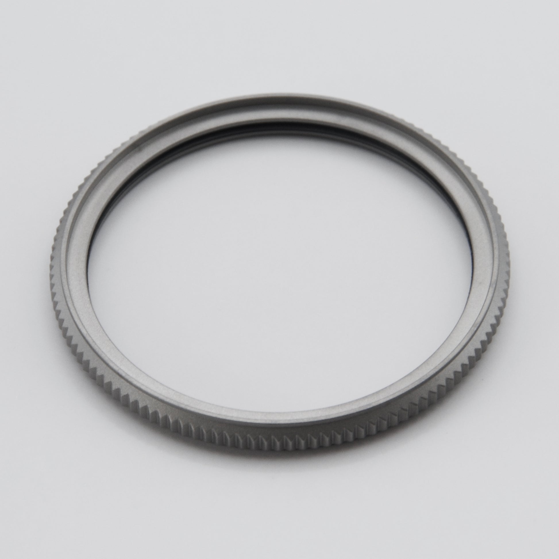 Slim SKX Coin Edge Bezel - Sandblasted Steel