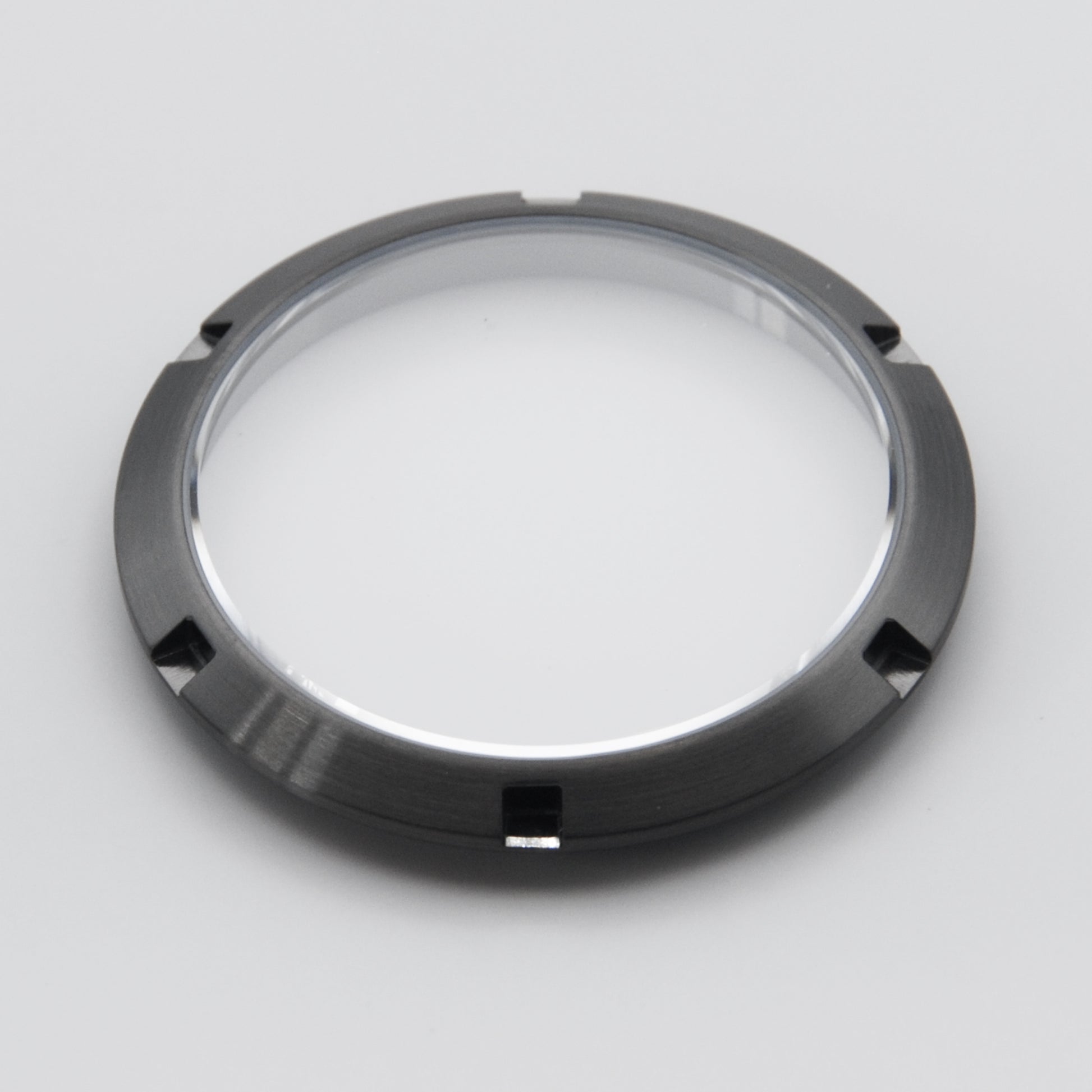 Slim SKX Display Caseback - Brushed Gunmetal