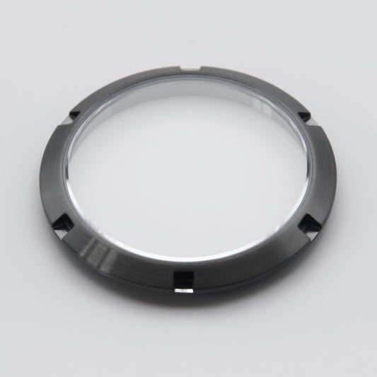 Slim SKX Display Caseback - Brushed Gunmetal