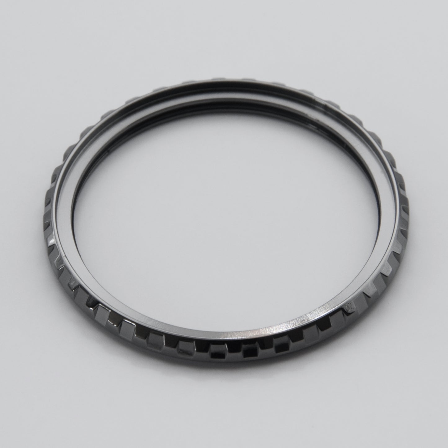 Slim SKX LX Bezel In Polished Gunmetal