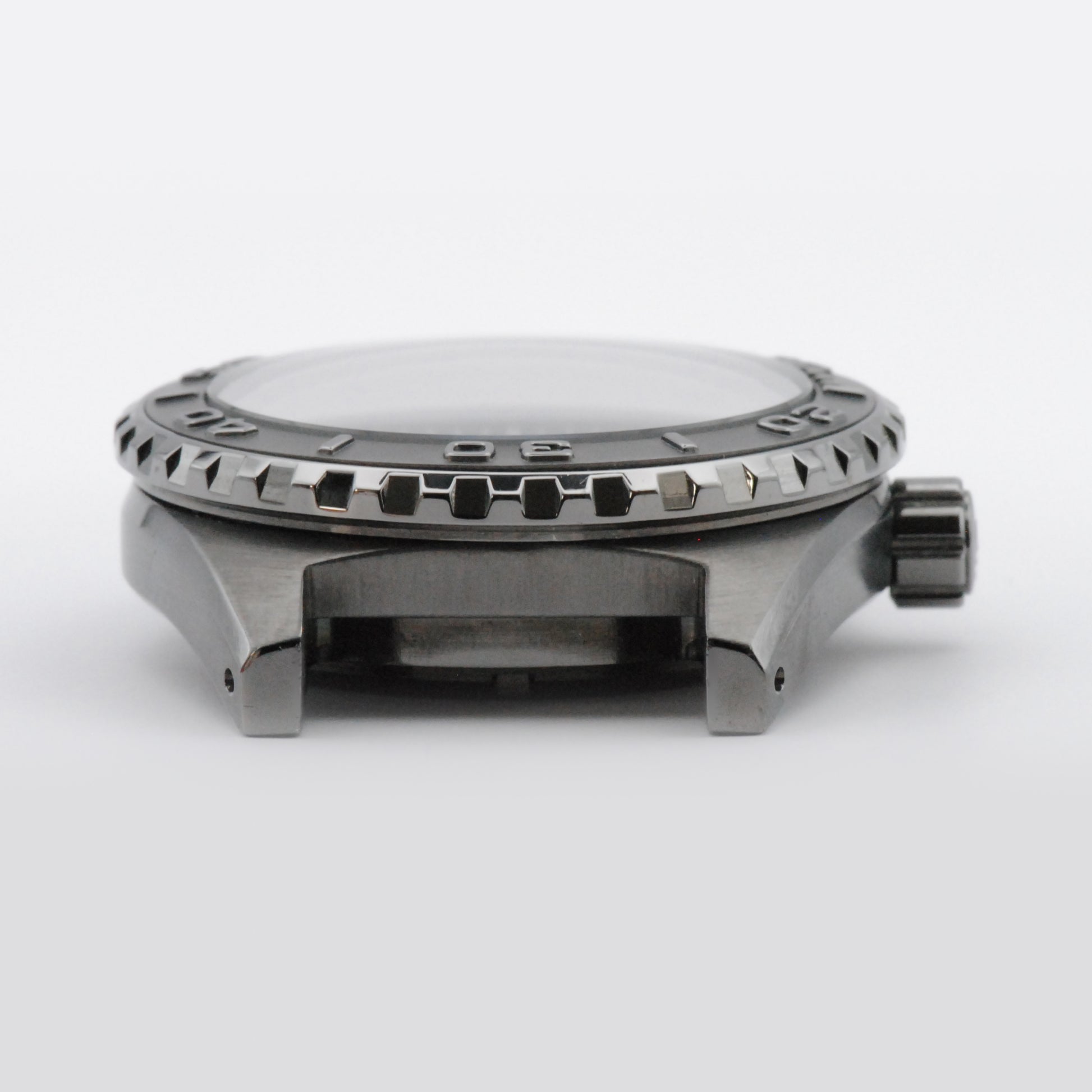Sloped SKX Red AR Sapphire Crystal  Side View