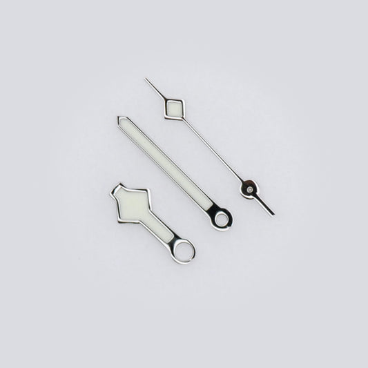 Snowflake Style Silver Polished